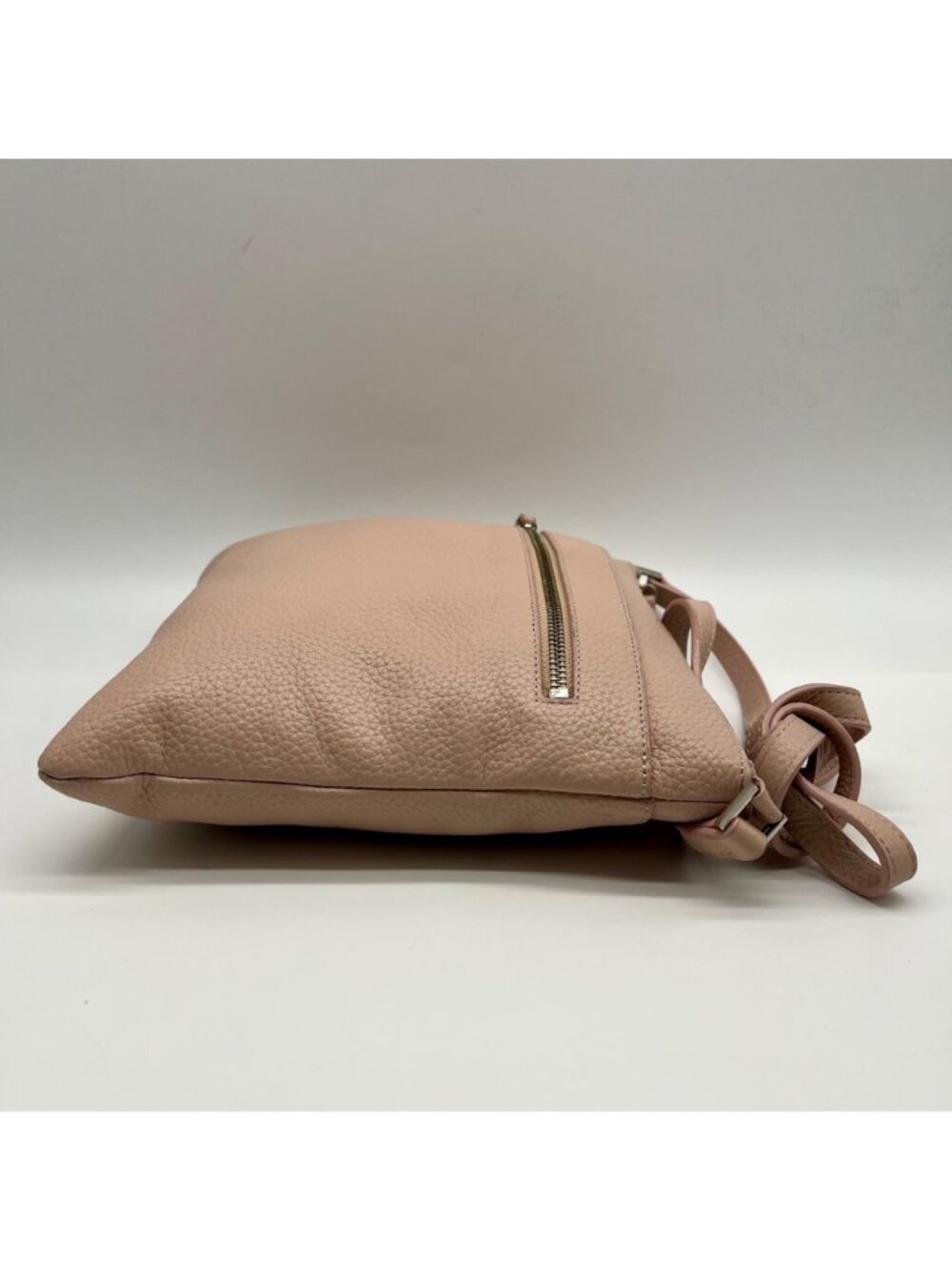 Halogen Pink Leather Crossbody Bag - Picture 3 of 11
